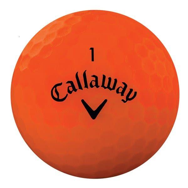 Ball Circle Orange Logo - Callaway Superhot Bold Matte Orange Golf Balls (15 Balls) 2018