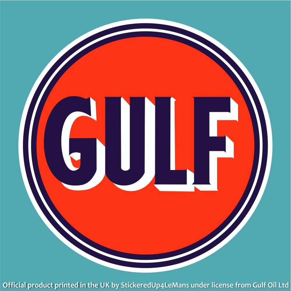 1950s Logo - Gulf 1950's Vintage Logo Sticker