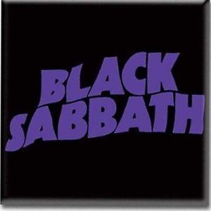 Black and Purple Logo - Black Sabbath Purple Master Of Reality Logo Fridge Magnet Official ...