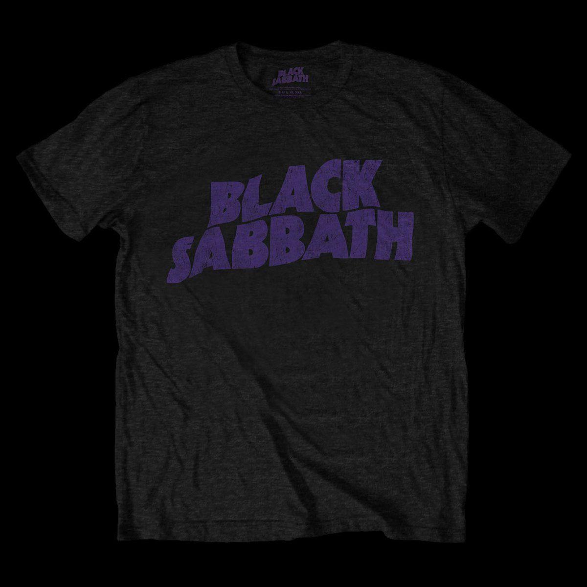 Black and Purple Logo - Black Sabbath Logo (T Shirt)