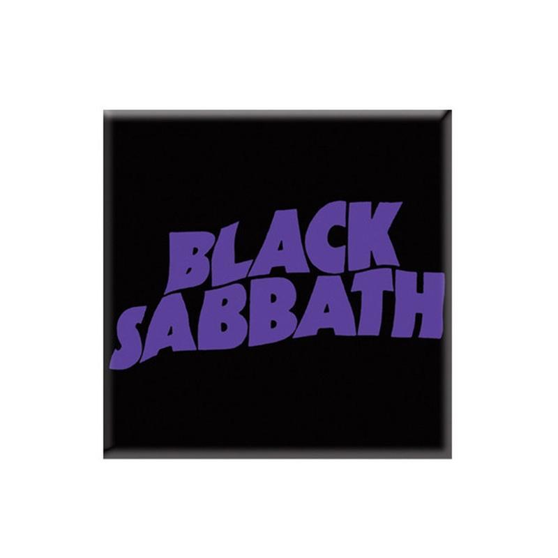 Black and Purple Logo - Black Sabbath Purple Logo Master Of Reality Fridge Magnet - Cyberteez