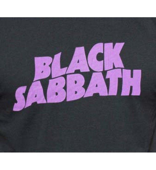 Purple and Black Logo - Black-Sabbath Purple Logo-Official Band T-shirts NZ