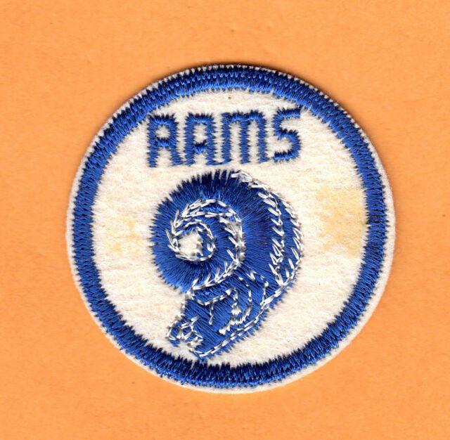 Rams Old Logo - 1950s Old Logo Los Angeles La Rams Stitched Patch Unsold Stock | eBay