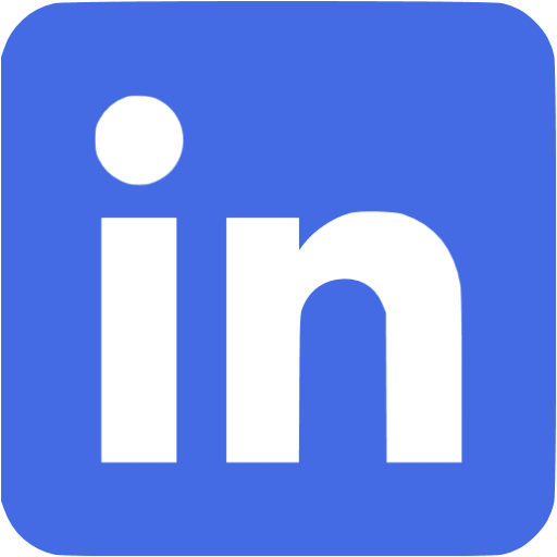 Linkden Logo - Royal blue linkedin 3 icon - Free royal blue site logo icons