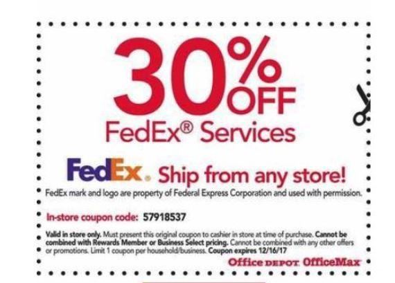 Federal Express Corporation Logo - Office Depot/Max B&M 30% off FEDEX Shipping with coupon valid 12/10 ...