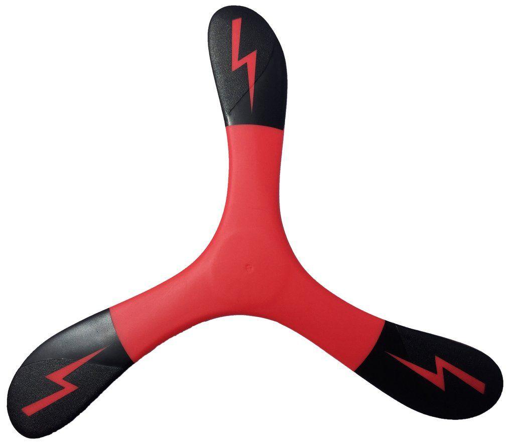 Red Boomerang Clothing Logo - Red Bolt Boomerang RH - Fast Catch with Attitude!