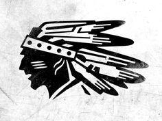 Black and Red Indians Logo - 92 Best Native American Indian Logos images in 2019 | Cleveland ...