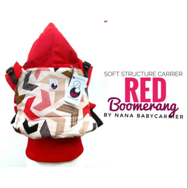 Red Boomerang Clothing Logo - NaNa Baby Carrier SSC & Authentic Red Boomerang Toddler