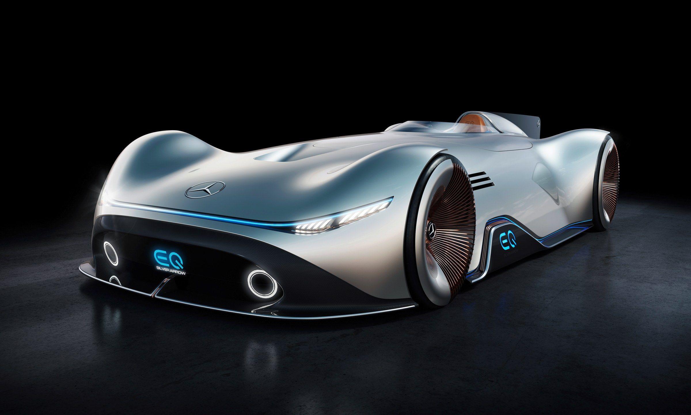 Two Silver Arrows Logo - Mercedes' EQ Silver Arrow Mixes Tech With Old Timey Racing | WIRED