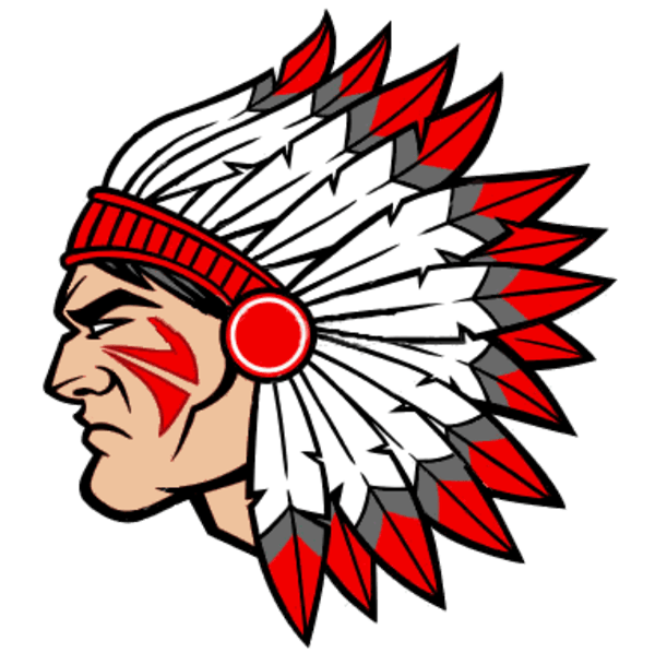 Black and Red Indians Logo - American Indians PNG Image. Free transparent CC0 PNG