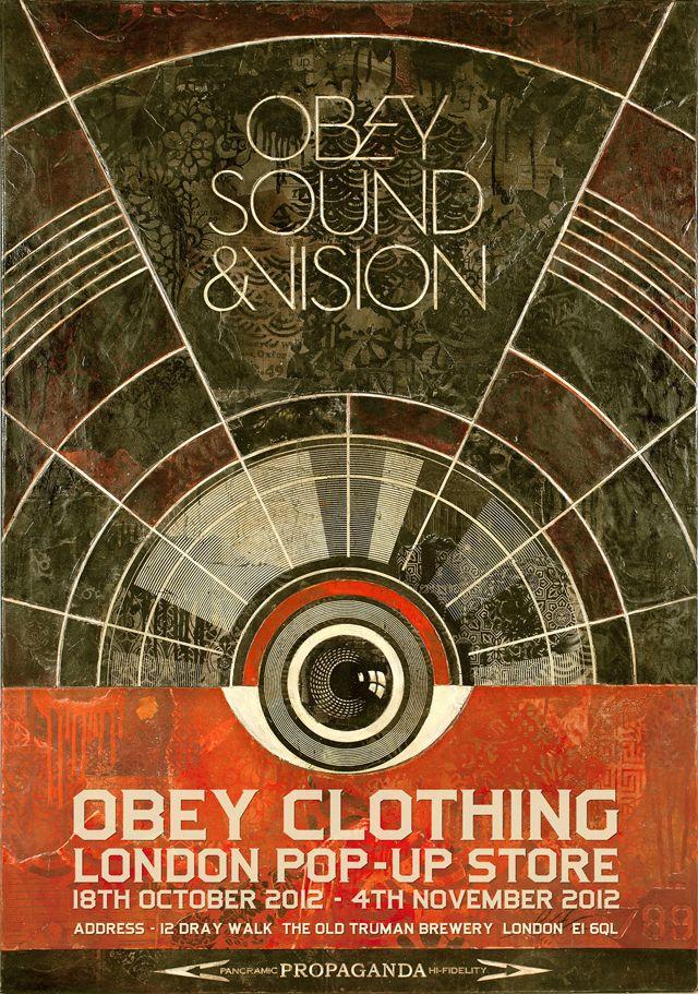 OBEY Clothing Old Logo - Invisiblemadevisible : UK Street Art & Culture: Obey Clothing Pop Up