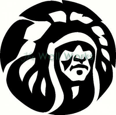 Black and Red Indians Logo - red indian chief tattoo meaning - Google Search … | Native American ...