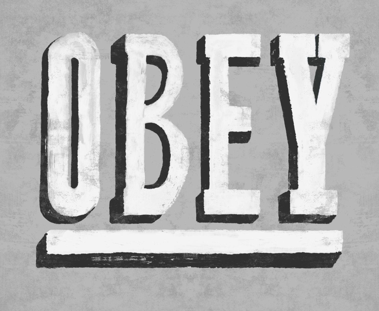 OBEY Clothing Old Logo - Robert Howell Vintage Sign Design