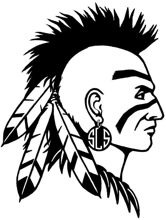 Black and Red Indians Logo - Lima Shawnee Indians SHS Indian. K 1 Classes. Shawnee