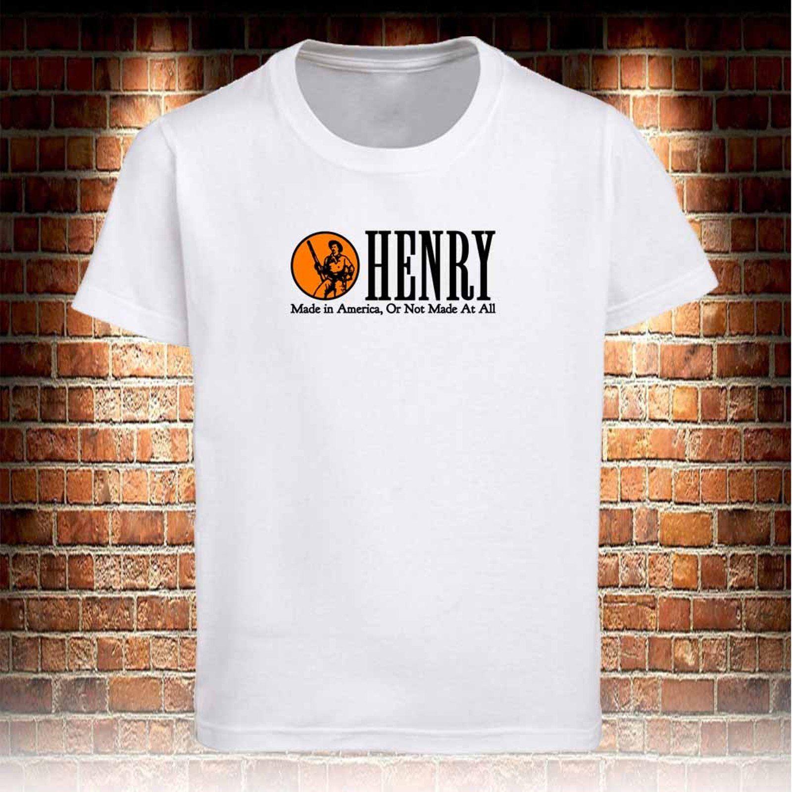 Henry Repeating Arms Logo - Henry Repeating Arms Firearms Logo White T Shirt Men'S Tshirt S To
