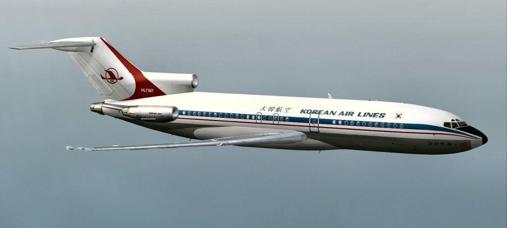 Old Korean Air Logo - Korean Air Lines Boeing 727-100 old colours | HJG Message Boards