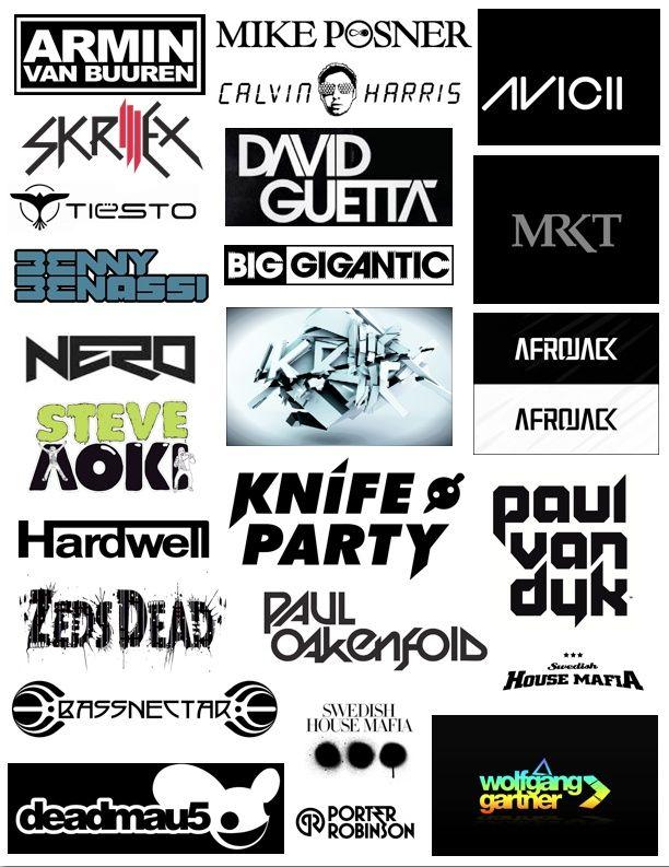 Cool DJ Logo - Collage, Top DJ Logos. Sound Saves. Dj logo, Edm logo, Logos