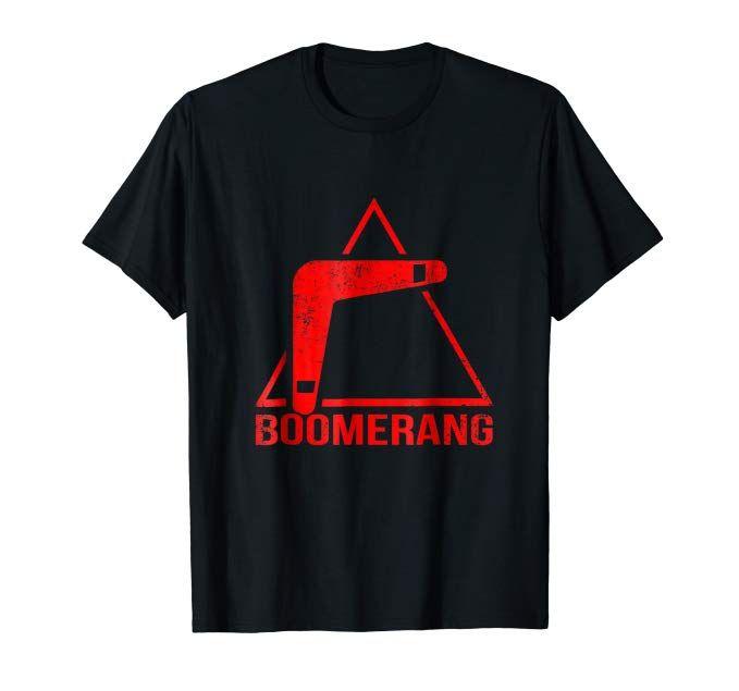 Red Boomerang Clothing Logo - Boomerang Triangle Shirt: Clothing