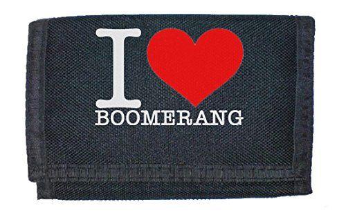 Red Boomerang Clothing Logo - I Love Boomerang Wallet - Choice Of Colours - Cool Sport Aussie ...