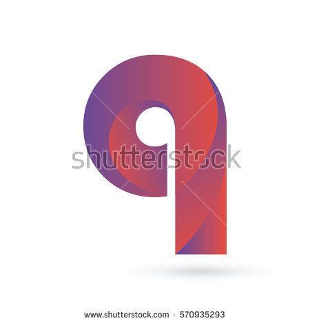 Purple Q Company Logo - 3d initial letter q logo typography design for brand and company ...