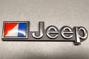 Old Jeep Logo - NOS JEEP AMC LOGO BADGE (NEW OLD STOCK)