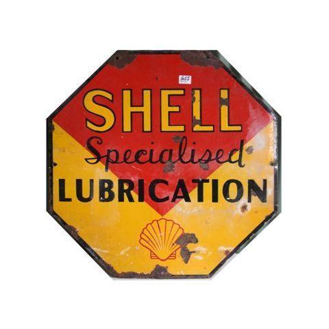 Yellow and Red Clam Logo - D/S. Shell Specialised Lubrication, clam tm. Red, black, yellow. 2'6 ...