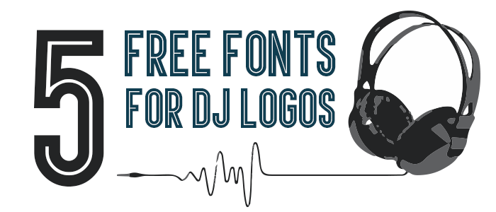 Cool DJ Logo - Great Free Fonts For Dj Logos Stickerhustle Cool Mkkr Awesome Logo