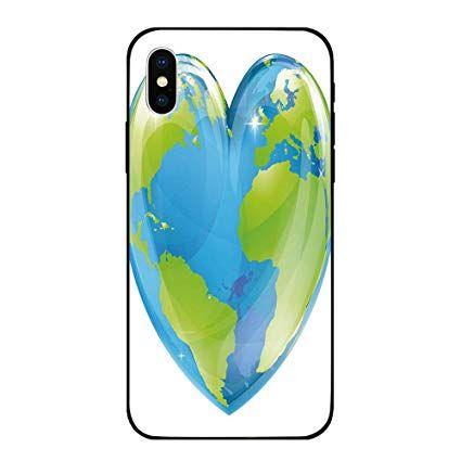 Light Blue Lime Green Logo - Phone Case Compatible with iPhone X BrandNew Tempered