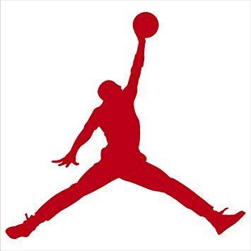 Red Jumpman Logo - Amazon.com: Basketball Jordan small 3