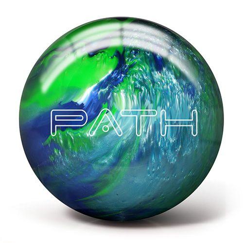 Light Blue Lime Green Logo - Path Bowling Ball Blue/Light Blue/Lime Green | Pyramid Bowling