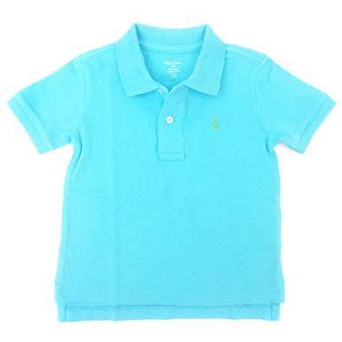 Light Blue Lime Green Logo - NEW Genuine RALPH LAUREN Baby Boys Classic Cotton Mesh Polo Shirt ...