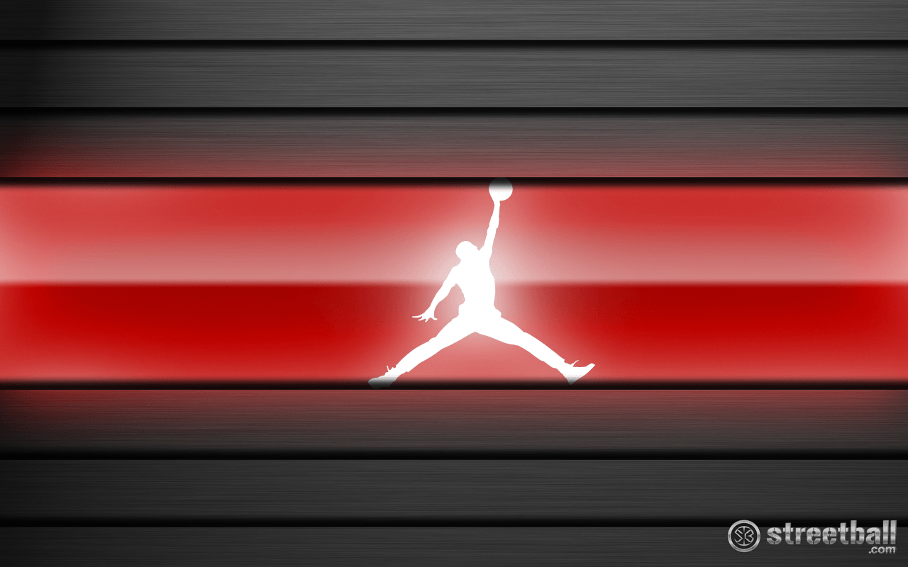 Red Jumpman Logo - HD Air Jordan Logo Wallpaper For Free Download