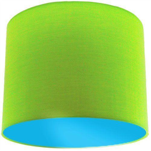 Light Blue Lime Green Logo - Lime Green Lamp Shade with Light Blue Lining: Amazon.co.uk: Handmade