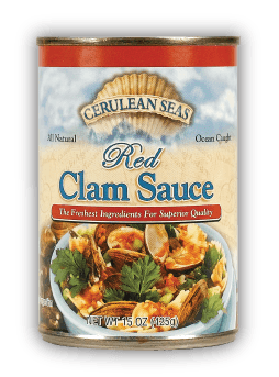 Yellow and Red Clam Logo - Red Clam Sauce - Cerulean Seas