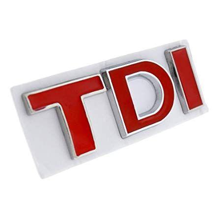 Volkswagen TDI Logo - TDI Badge Emblem Sticker Decal Badge for Vw T5 Transporter: Amazon ...