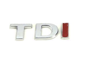 Volkswagen TDI Logo - Genuine New Style VW VOLKSWAGEN TDI BOOT BADGE Emblem