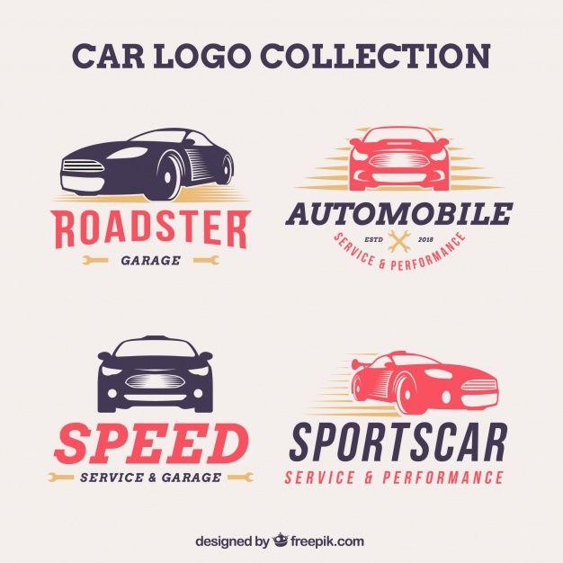 Creative Car Logo - Creative car logo pack Vector | Free Download