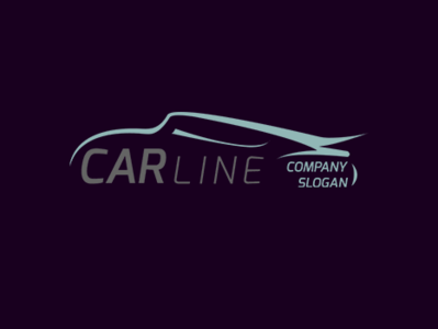 Creative Car Logo - Creative Car Line Logo Template