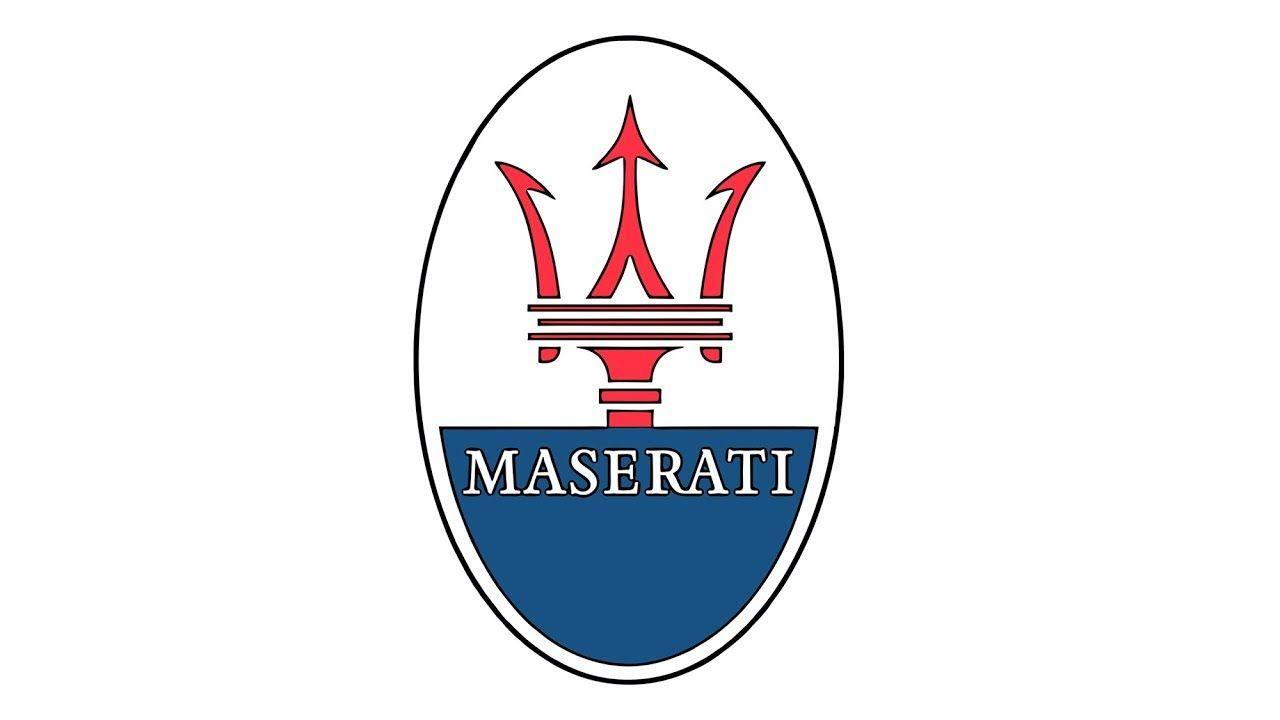 Mazerati Logo - How to Draw the Maserati Logo (symbol, emblem) - YouTube