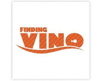 Finding Nemo Logo - Disney Seagull Wine Finding Nemo Finding Dory Epcot | Etsy