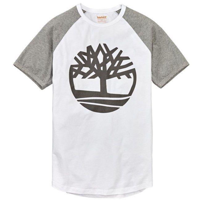 High LRG Tree Logo - Mens Timberland Raglan Sleeve Tree Logo T-Shirt High Quality ...