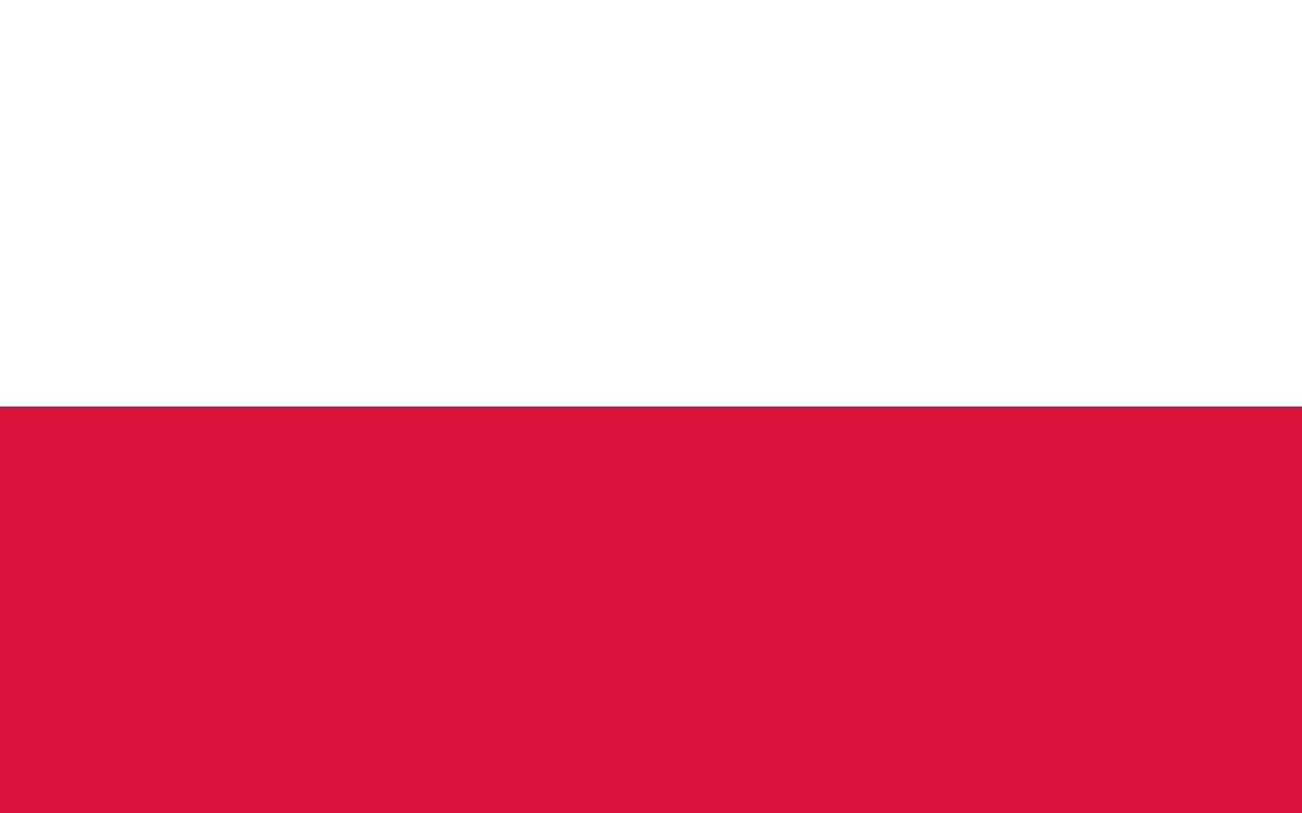 Red and White C Logo - Flag of Poland