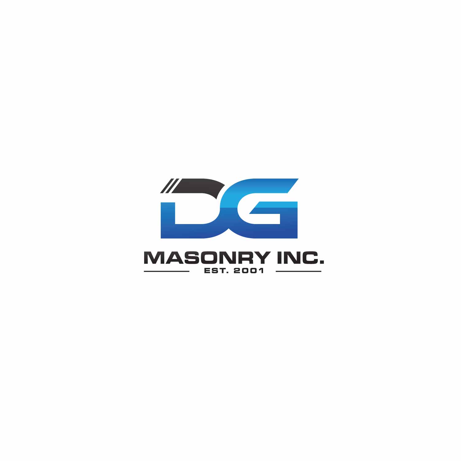 DG Construction Logo - Masculine, Bold, Construction Logo Design for DG Masonry Inc. Est ...