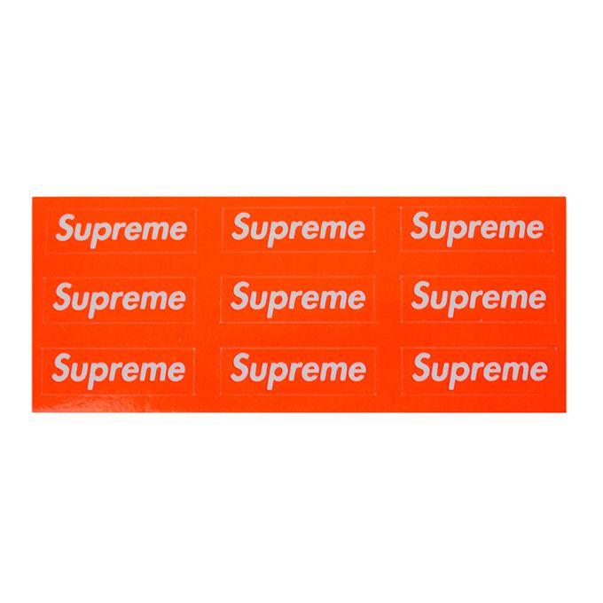 Supremem Brand Logo - BLEECKER: Supreme Supreme 3 m Reflective Box Logo Sticker reflector ...