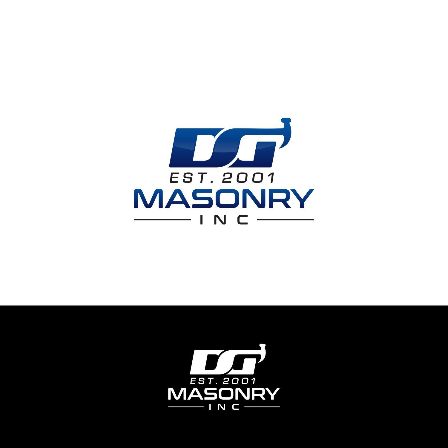 DG Construction Logo - Masculine, Bold, Construction Logo Design for DG Masonry Inc. Est ...