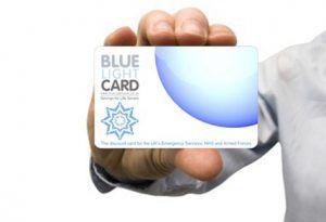Blue and Light Blue Logo - The Custom House | Blue Light Card