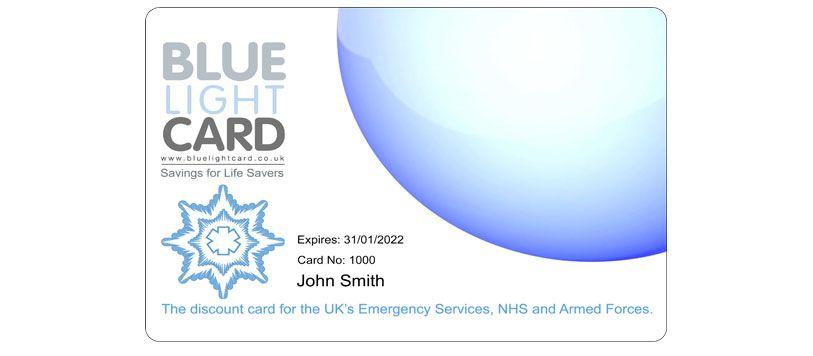 Blue and Light Blue Logo - Add a discount for Emergency Service, NHS and Armed Forces
