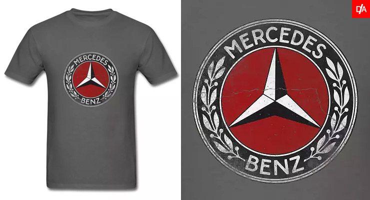 Vintage Mercedes-Benz Logo - Vintage Mercedes Logo Shirt