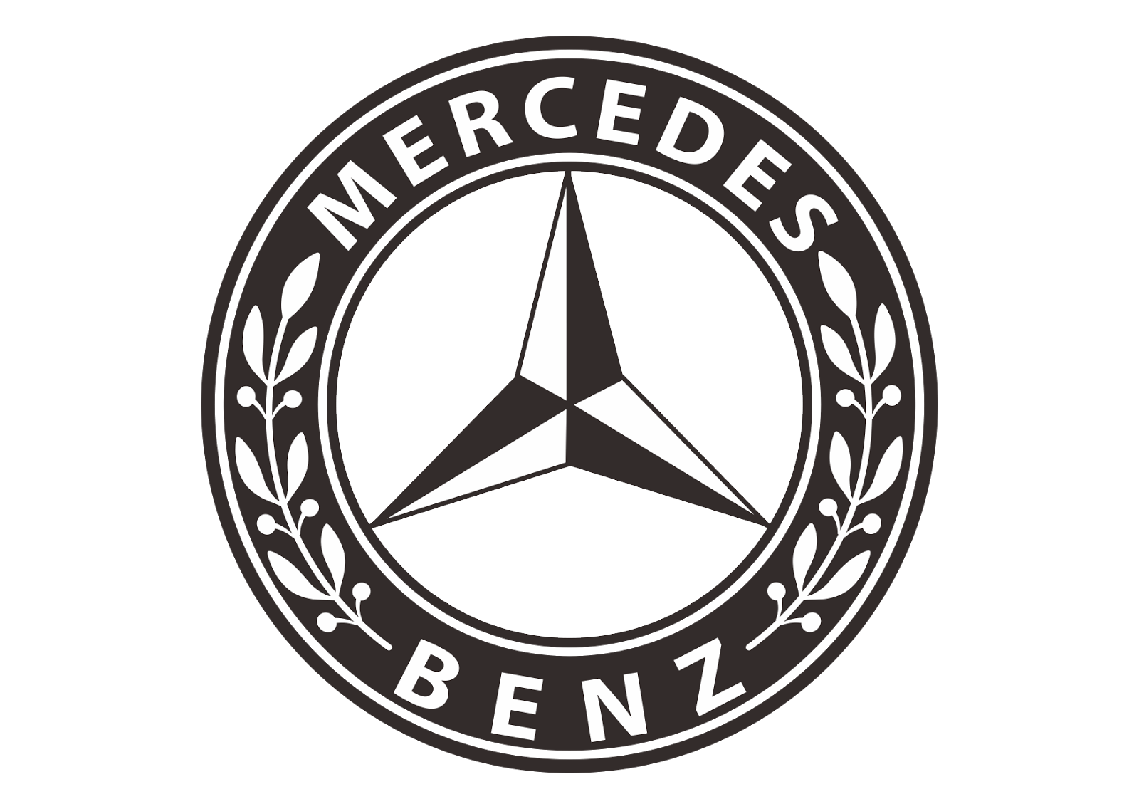 Vintage Mercedes-Benz Logo - Mercedes Benz Logo PNG Clipart
