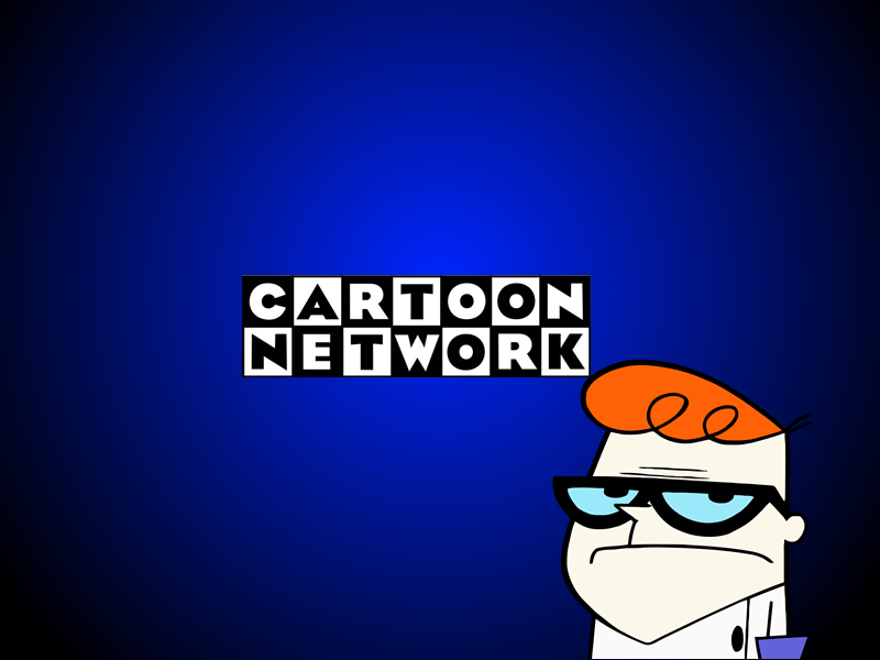 Blue Cartoon Network Logo - Dexter's Laboratory Cartoon network Logo